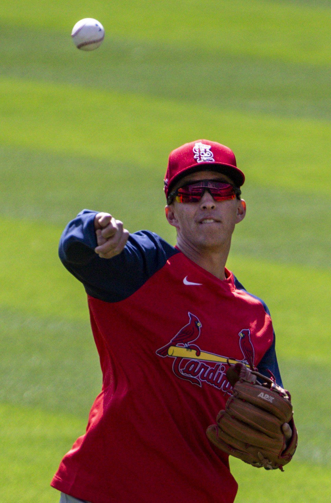 Cardinals hold a team workout ahead of opening day